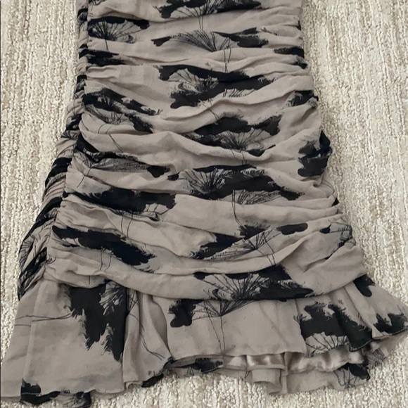 Elizabeth & James purple floral Alita dress 0 xs - Picture 5 of 8